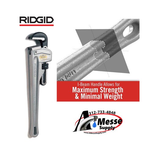 RIDGID 31100, 18" Aluminum Straigh