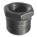 1" X 3/4" Black Hex Bushing