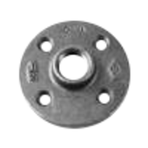 1-1/4" Black Floor Flange SCH 40