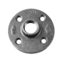 1/2" Black Floor Flange SCH 40