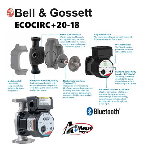 BELL & GOSSETT ECOCIRC+ 20-18 60B0