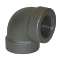 1-1/4" Black 90° Elbow SCH 40