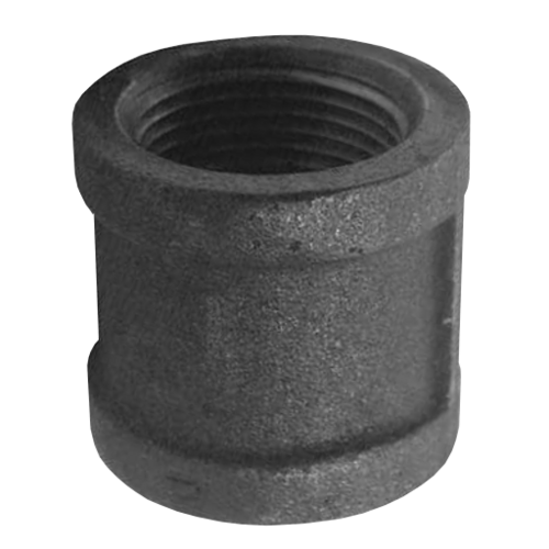 3/4" Black Malleable Iron Coupling