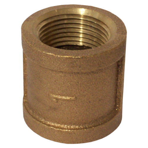 2" Brass Coupling