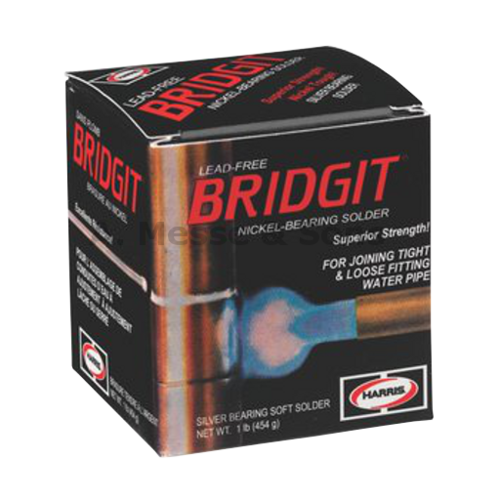 JW HARRIS 1 Lb Spool Bridgit Lead Free Solder Welding Shop