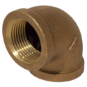 1-1/4" Brass 90° Elbow