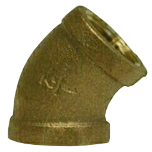 1" Brass 45° Elbow