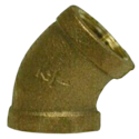1/4" Brass 45° Elbow