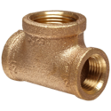 1-1/4" Brass Tee