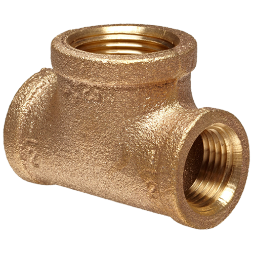 3/8" Brass Tee