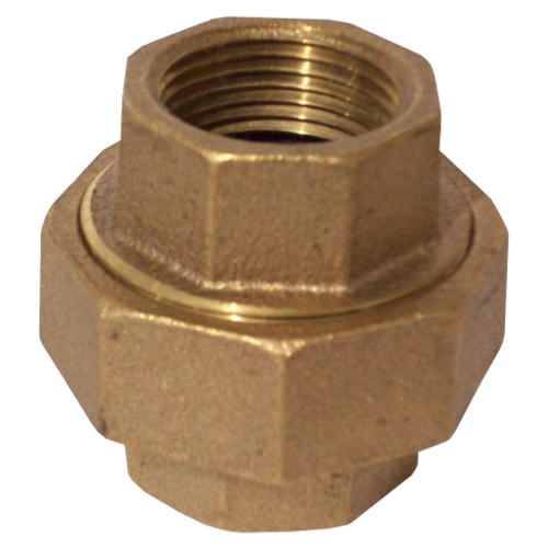 1/4" Brass Union