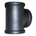 2" Black Tee SCH 40