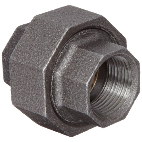 3" Black Union 250 PSI SCH 80