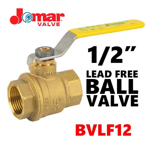 JOMAR 100-403G 1/2" Full Port Thre