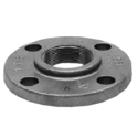 6" O.D. x 2" IPS Black Cast Iron T