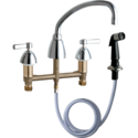 CHICAGO FAUCET 200-AABCP, 8" 2 Han