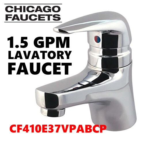 CHICAGO FAUCET 410-E37VPABCP Singl
