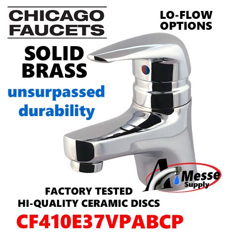 CHICAGO FAUCET 410-E37VPABCP Singl