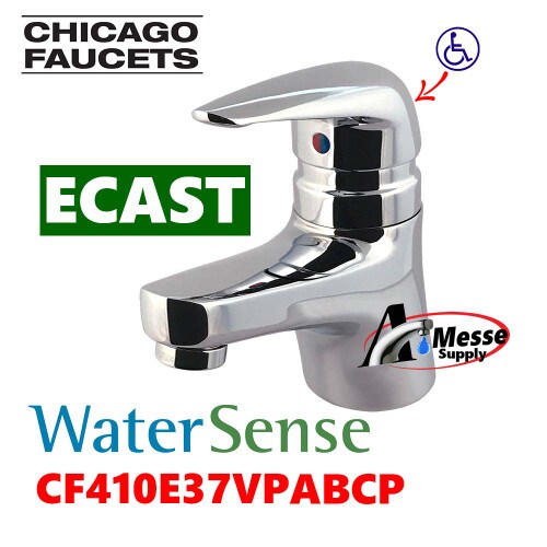 CHICAGO FAUCET 410-E37VPABCP Singl