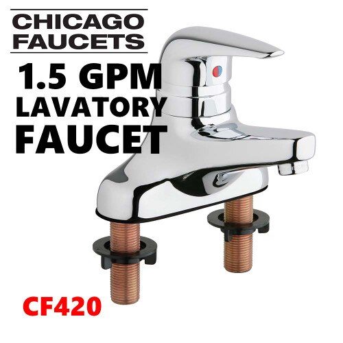 CHICAGO FAUCET 420-ABCP 4" Centers