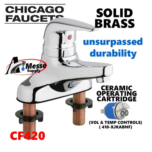 CHICAGO FAUCET 420-ABCP 4" Centers