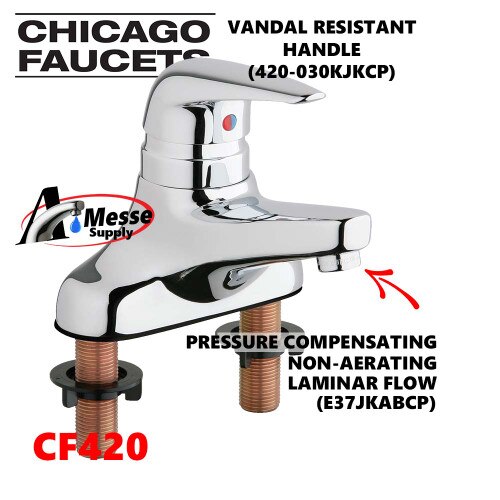 CHICAGO FAUCET 420-ABCP 4" Centers