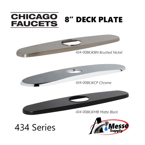 CHICAGO FAUCET 434-008KJKCP 8" Dec