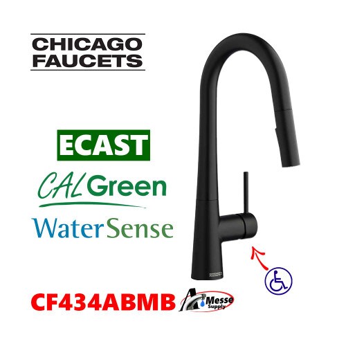 CHICAGO FAUCET 434-ABMB Kitchen Fa