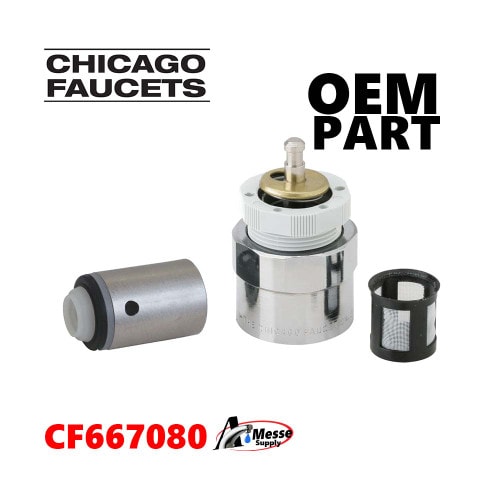 CHICAGO FAUCET 667-080KJKABNF, Met