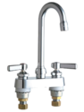 CHICAGO FAUCET 895-ABCP, 4" Center