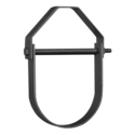 1-1/4" Black Steel Clevis Hanger