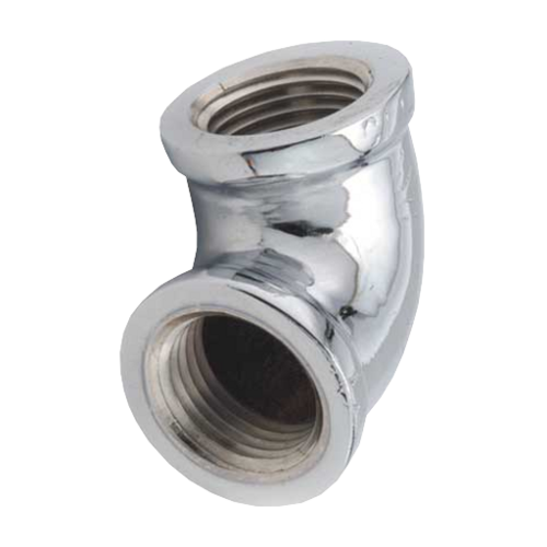 1" Chrome Threaded 90° Elbow