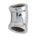 1" Chrome Threaded 45° Elbow