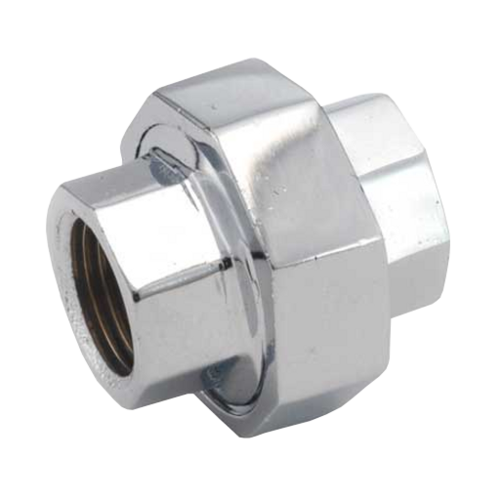 3/8" Chrome Threaded Union