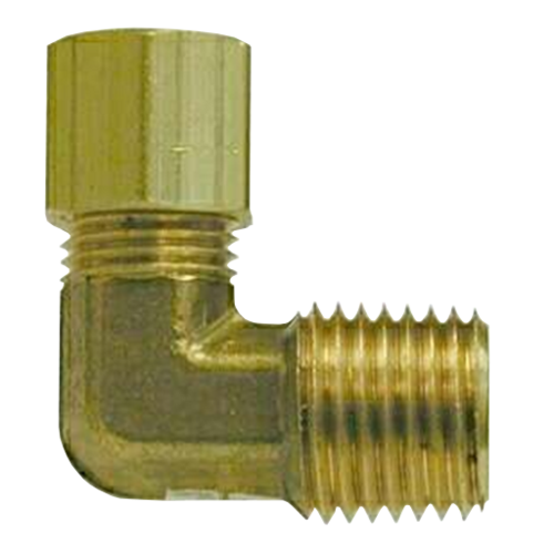 Compression Male Elbow 90° 1/2" x