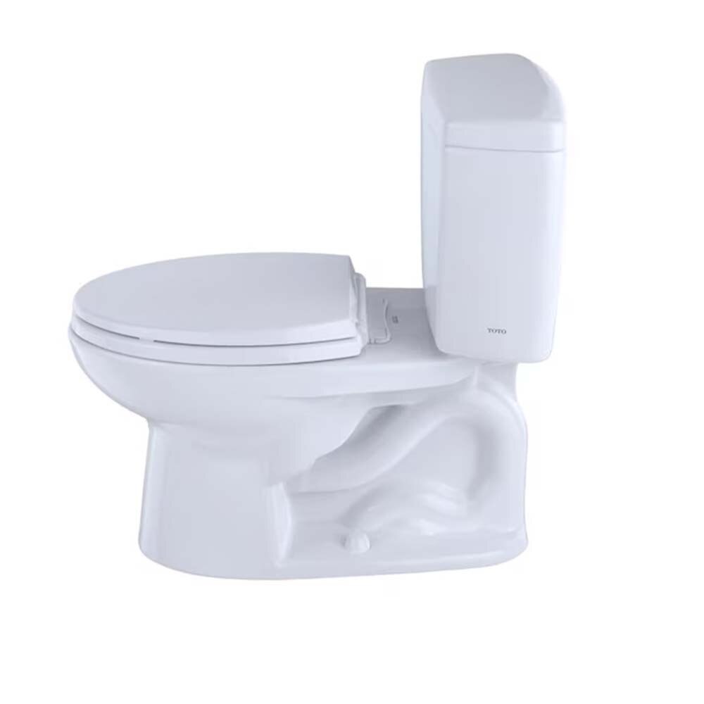 TOTO CST744E-01, Eco Drake Two-Piece Toilet 1.28 GPF Elongated Bowl
