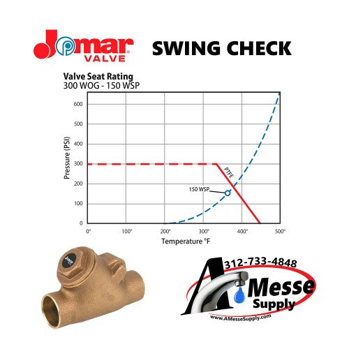 S-511 Bronze 1-1/4" Swing Check Va