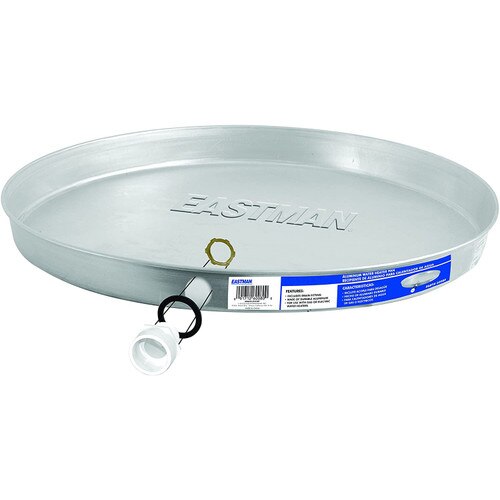 Aluminum Water Heater Pan, 20in ID