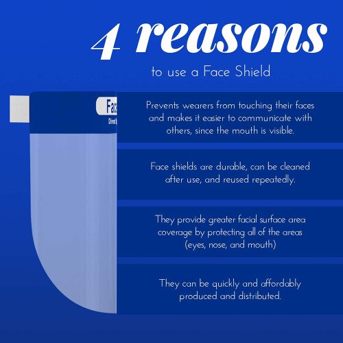 Protective Face Shield Wrap Around