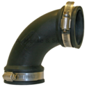 2" x 2" Flexible Rubber Elbow (Cas