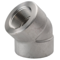 1/4" Forged Steel Threaded 45° Elb