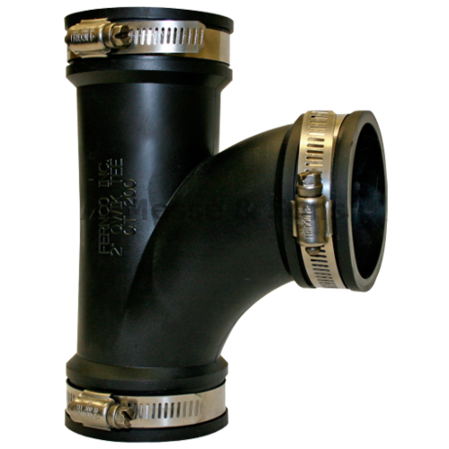 3/4" Flexible Rubber Transition Te