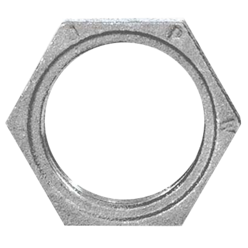 3/4" Galvanized Hex Locknut SCH 40
