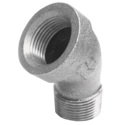 1-1/2" Galvanized Street 45° Elbow