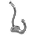 Two Prong Coat Hook Stainless Stee