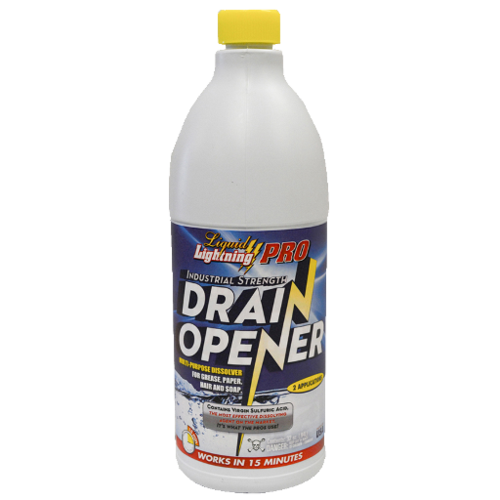 LIQUID LIGHTENING PRO SulfuricAcid Based Drain Cleaner