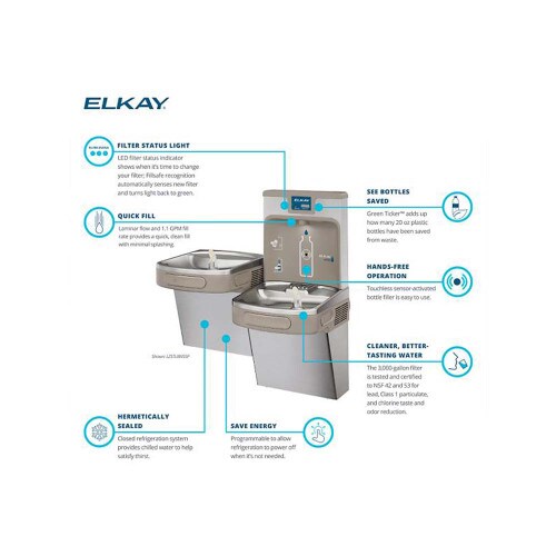 ELKAY EZH2O LZSTL8WSSP Bottle Fill