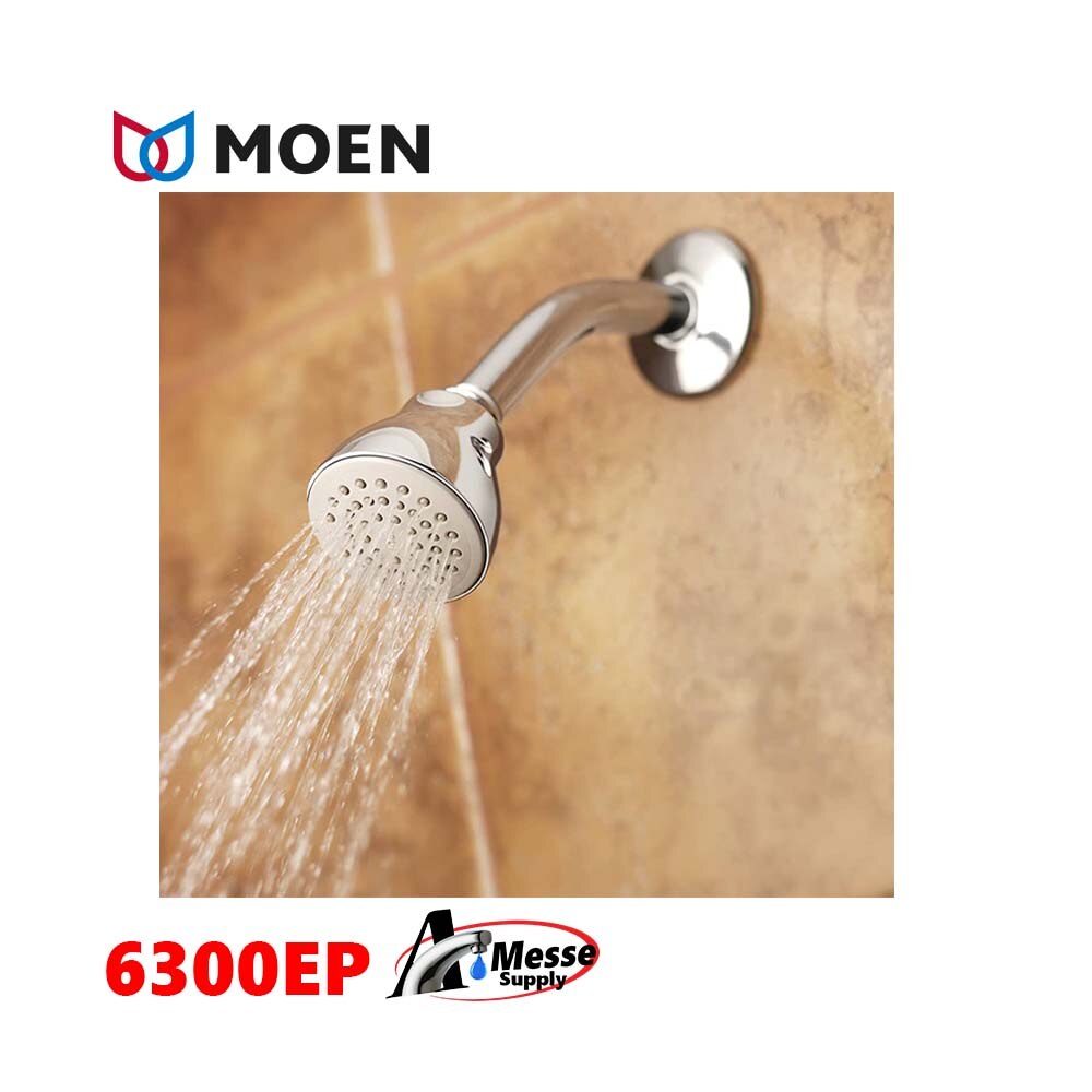 Moen 6300EP Eco-Performance Shower Head - Chrome, 1.75 GPM Water Saving Design
