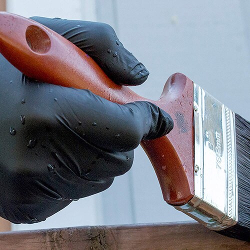 Black Nitrile Glove Double Extra L