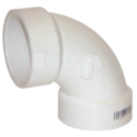1/2" PVC SCH 40 90° Elbow, Socket